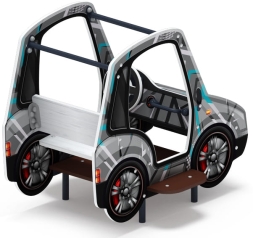 Машинка (серая) - Беседка машинка средняя - МФ 10.03.01-04.И1, фото 2