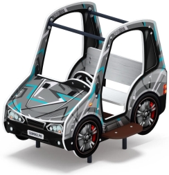 Машинка (серая) - Беседка машинка средняя - МФ 10.03.01-04.И1, фото 4