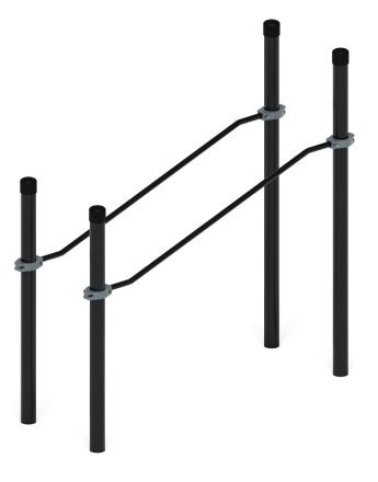 Воркаут ЛОВ 108 серый ВТ 102.03-03, фото 2