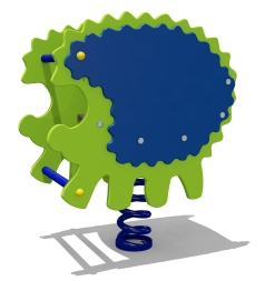 Качалка на пружине Ежик 04015.21 для детской площадки, фото 1
