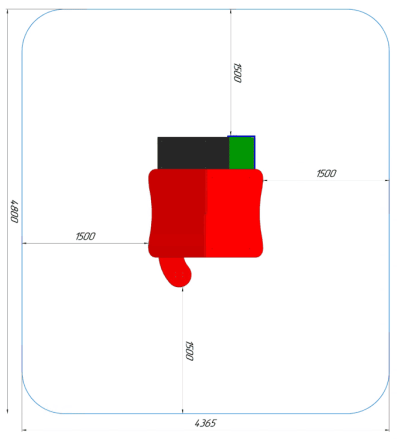 Домик-беседка Дворик 2 ПС-19.2 для детской площадки, фото 3
