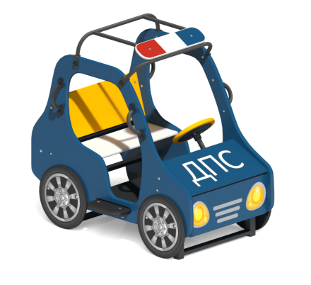 Игровой комплекс Машина ДПС ИО-07.3 для детской площадки, фото 1