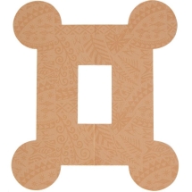 Тейп динамический PosturePals Box tape, арт. PP-Box-T, преднарезка, 5 шт. в уп., телесный