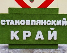 Топиари стела Любимый край, h=400 см - газон Eco