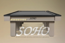Бильярдный стол - Soho 12 Футов, Русская пирамида, Сланец 45 мм