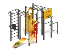 Гимнастический комплекс на металлических столбах ГК-64 Гимнастический комплекс на металлических столбах ГК-64