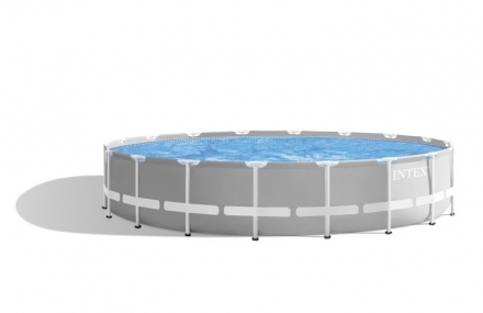 26756NP Бассейн каркасный круглый PRISM FRAME PREMIUM POOL SET, 610х132см, фильтр-насос, лестница, фото 1