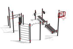 Воркаут площадка по проекту WP-006/20 &quot;Скотное&quot;