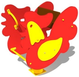 Качалка на пружине Петушок КЧ043 для детской площадки Качалка на пружине Петушок КЧ043 для детской площадки