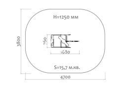Качалка на пружине Вертолет 04013.21 для детской площадки, фото 2