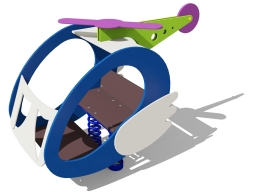 Качалка на пружине Вертолет 04013.21 для детской площадки, фото 1