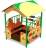Детский игровой Домик Магазин У1 ИМ136 для улицы