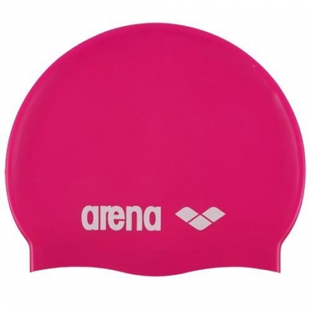 Шапочка для плав. дет. &quot;ARENA Classic Silicone Jr&quot;, арт.9167091, ЯРКО-РОЗОВЫЙ, силикон, фото 1