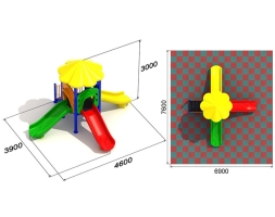 Детская площадка Ромашка 2.3, фото 3