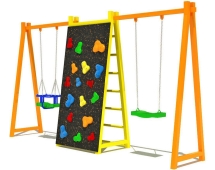 Детские качели Спорт 3.2 для детской площадки Детские качели Спорт 3.2 для детской площадки