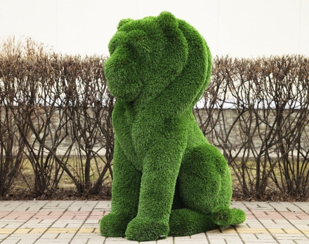 Топиари лев Рикко, h=155см - газон Deluxe, фото 1