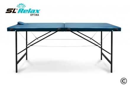 Массажный стол Relax optima синяя кожа, фото 3