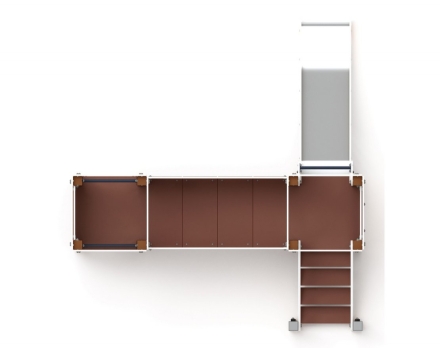 Детская игровая площадка Королевство (Картонное) ДИК 1.15.06-12 H=900, фото 5