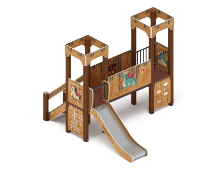 Детская игровая площадка Королевство (Картонное) ДИК 1.15.06-12 H=900, фото 2