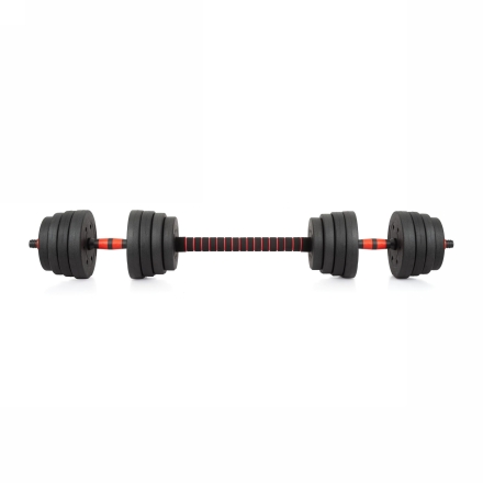 Гантели разборные с грифом, 25 кг (2 шт. х 12.5 кг), фото 3