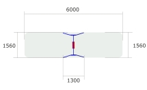 Детские качели Малыш К013 с сидением К046 для игровых площадок