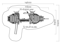 Игровой комплекс Эко 071202 для детской площадки