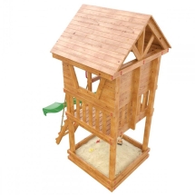 Детская деревянная игровая площадка Сибирка Башня, цвет Savanna Детская деревянная игровая площадка Сибирка Башня, цвет Savanna