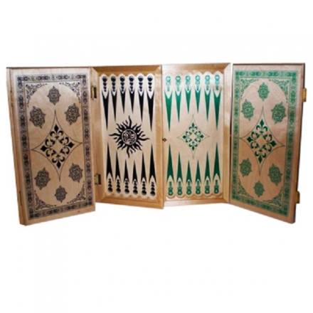 Нарды средние 500x250мм деревянныe фишки, фото 1