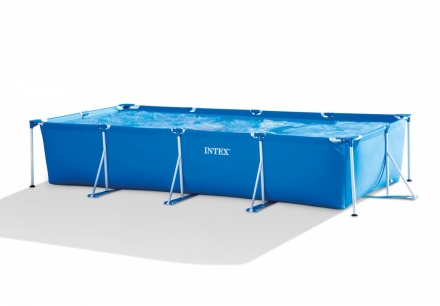 28274NP Бассейн каркасный прямоугольный RECTANGULAR FRAME POOL SET, 450х220х84см, фото 1