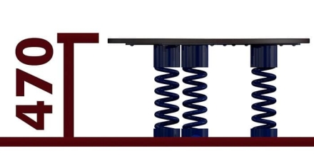 Качалка на пружине Батут 4009 для детской площадки, фото 2