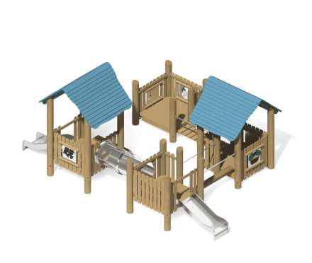 Игровой комплекс Эко ИК-226 для детской площадки, фото 3