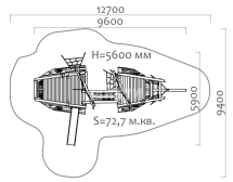 Игровой комплекс Эко 071201 для детской площадки
