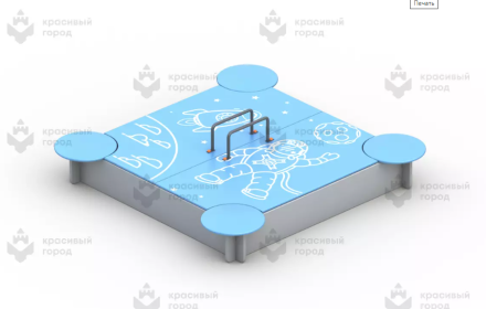 Песочница с дверцами «Космос», фото 1