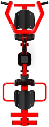 Тяга верхняя+Флекс (красный) - Уличный тренажер - СТ 021-11.И1, фото 5