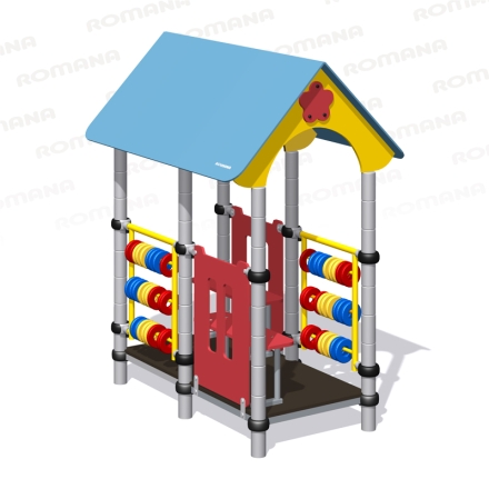 Игровой домик Romana 111.01.00 для детских площадок, фото 1