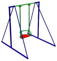 Детские качели К2 CКИ 004 для уличной площадки