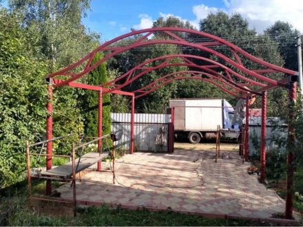 Навес арочный волной, фото 3