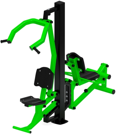 Тяга верхняя+Флекс (зеленый) - Уличный тренажер - СТ 021-12.И1, фото 1