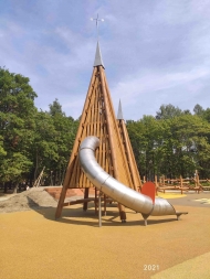 Детский игровой комплекс "Две пирамиды", фото 2 Детский игровой комплекс "Две пирамиды", фото 2