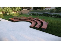 Амфитеатр Радиус со спинками, радиус 3-5 м Амфитеатр Радиус со спинками, радиус 3-5 м