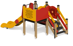 Детская горка Грация Огромная ГР-18.1 H=950 для игровой площадки, фото 1 Детская горка Грация Огромная ГР-18.1 H=950 для игровой площадки, фото 1