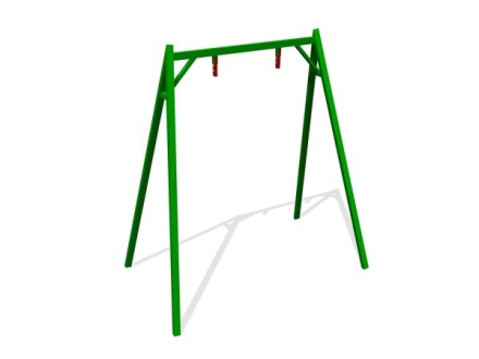 Качели Ветерок 1 К011 с сидением К046 для детских площадок, фото 2