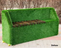 Топиари лавочка, фотозона - газон Eco, фото 3