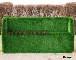 Топиари лавочка, фотозона - газон Eco, фото 4