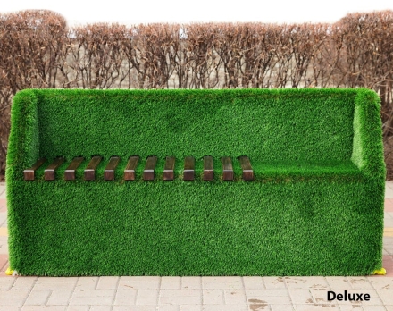 Топиари лавочка, фотозона - газон Eco, фото 4