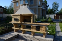 Печь Аристократ 750 Прямоугольный кирпич красный