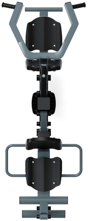 Тяга верхняя+Флекс (серый) - Уличный тренажер - СТ 021-13.И1, фото 5