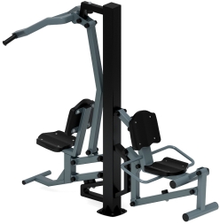 Тяга верхняя+Флекс (серый) - Уличный тренажер - СТ 021-13.И1, фото 2 Тяга верхняя+Флекс (серый) - Уличный тренажер - СТ 021-13.И1, фото 2