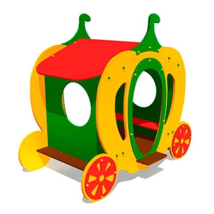 Детский игровой домик-беседка Карета 2 ЗНИМ 106 для улицы, фото 1