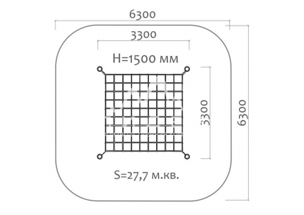Канатная конструкция, фото 2